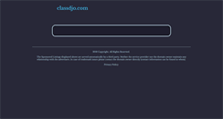 Desktop Screenshot of classdjo.com